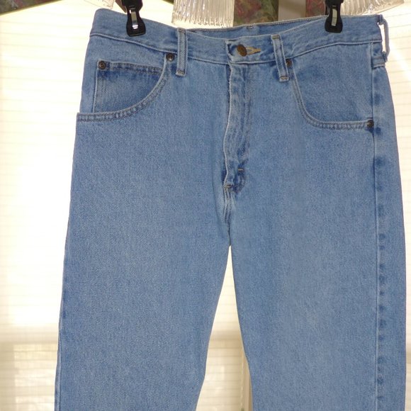 Wrangler® Five Star Premium Denim Regular Fit Jeans Light Stone Wash (96501SL) - Picture 7 of 10